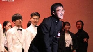 早慶戦の前夜祭が大隈講堂にて開催！　野球部へエールを送る