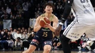 琉球を救う同点3Pを沈め、自己最多得点を挙げた松脇圭志「悔しい結果から修正できた」