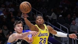 デイビスを欠いたレイカーズが連敗…八村塁は5戦連続2ケタ得点と躍動