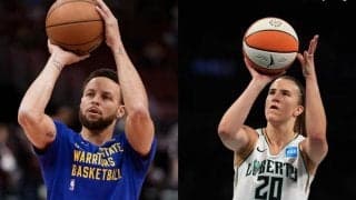 カリーとWNBAヨネスクーがオールスターのサタデーナイトの“3ポイントチャレンジ”で対決