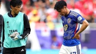 「非常に痛い…」森保一監督がハイパフォーマンスながらも前半途中で負傷交代した旗手怜央について言及「怜央には早く復帰してもらいたい」