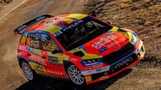フォーラムエイト、WRCモンテカルロの「FORUM8 WRC2 Most Stage Wins Award」をペペ・ロペス／ダビド・バスケス組に授与