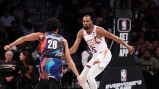 サンズがネッツに勝利…古巣相手にデュラントが33得点、渡邊雄太は4戦ぶり出場