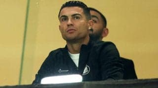 「興奮を抑えきれてない」マイアミ相手の圧勝劇にC・ロナウドもご満悦？カメラに抜かれた表情に海外注目「サウジの方が上だと証明した」