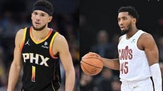 サンズのブッカー、キャバリアーズのミッチェルが1月の月間最優秀選手賞に選出