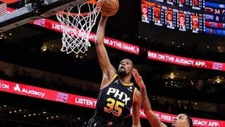 第4Qでホークスに競り負けたサンズが敗戦…デュラントがゲームハイ35得点と躍動