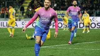 ジルー1G1Aに投入直後のヨビッチが決勝弾、ミランがフロジノーネとのシーソーゲームを制す【セリエA】