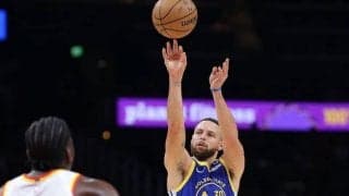 カリーが3P10本成功の大爆発…コービーの引退試合に続く35歳以上での60得点達成者に