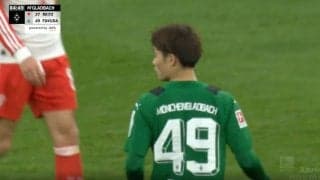 「信頼されてるな」「堂々としてる！」ボルシアMG福田師王が2試合連続出場の瞬間　若き怪物FWが首位チームに続き王者・バイエルン相手に登場