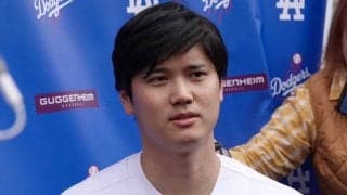 大谷翔平を追ってきた？　囲み取材で見つかった“懐かしの人物”「ベスポジにいる」
