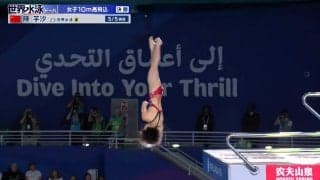 もう体積が無視されている！“飛込大国”中国、10メートルから垂直落下で水しぶきはわずか10数センチレベルの神業に会場大興奮