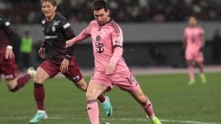 メッシが神戸戦に途中出場！歓声にボードや横断幕など、海外メディアも注目