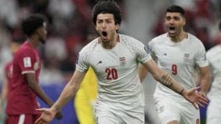 「アジアのイブラヒモビッチ」「えぐいな」日本代表も苦戦したイランFWアズムンが豪快バイシクル！日本のファンも称賛「荒いけど実力は本物」