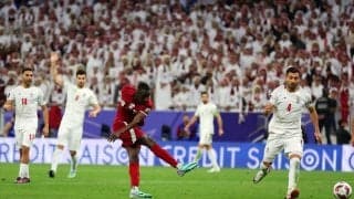 「本当にギリギリ」「オフサイドにしか見えない」カタールの決勝点にファン騒然「芝目を見ると確かに…」