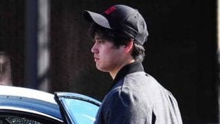 メディア60人＆カメラ6台…朝6時から“入り待ち”も　大谷翔平、異次元の注目度