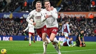 難所攻略ユナイテッドがアストン・ビラにシーズンダブル！　ホイルンド5戦連発にマクトミネイが値千金の決勝弾【プレミアリーグ】