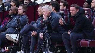 ホームで屈辱の6失点…アーセナルに大敗のモイーズ監督「今日はあまりにも多くのことが間違っていた」