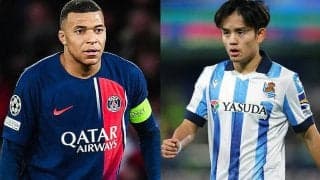 【CLラウンド16プレビュー】ソシエダが2位通過組最強のPSGと激突！　久保建英は初ゴール狙う