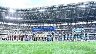 「脚長すぎなー」「笑顔最高」身長170cmの10頭身“童顔”レースクイーンの国立競技場ユニフォーム姿が話題！「これはまた記事になっちゃう可愛さ」との声