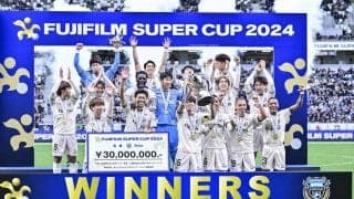 「これは画像も動画もズルいです」人気モデルが公開したJ1川崎を応援するための「現地観戦ショット＆フリフリ祝福動画」がかわいい！「感動」と綴った選手との“縁”も明かす