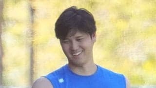 大谷翔平の挨拶スルーも…照れる7歳が「可愛い」　ド軍主砲の息子が感動の再会