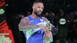 『デイム・タイム』発動…リラードが接戦の3ポイントコンテストを制して2連覇達成