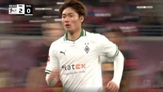 「日本代表の未来」「目が覚めた！」ボルシアMG福田師王の2試合ぶり出場にファン歓喜　ブンデス初シュートを放つなど怪物FWが存在感を見せる