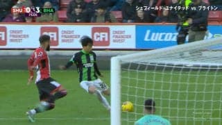 「実質三笘きた」三笘薫、敵を出し抜く完璧クロスで決定機演出！ドリブルで行くと見せかけてパス→相手のオウンゴールを誘発　ほぼ“アシスト”の瞬間にファン大歓喜「勝負は決まった」