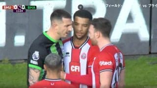 「やっちまえ！」三笘薫への悪質ファウルにブライトンのアニキがブチギレて乱闘寸前！相手選手と一触即発、緊迫の超至近フェイスオフ