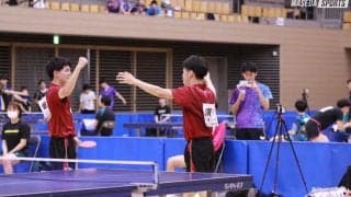 濵田・徳田組が激闘を制し、男子ダブルス優勝！