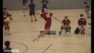 チームの力で順大にストレート勝利を飾った