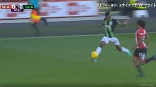 「吸い付いた！」まるで三笘薫なビタ止め神トラップ炸裂の瞬間！アフリカ王者の超新星が後方からのロングボールを超絶コントロールでビックチャンス演出「ノリノリだな」