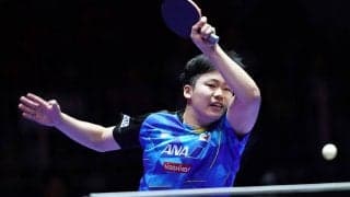 張本智和、篠塚大登が連取　最後は松島輝空が圧巻プレーで日本男子もパリへの切符をつかむ【世界卓球】