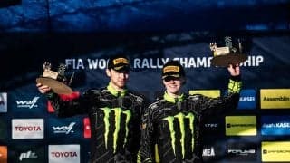 フォーラムエイト、WRCスウェーデンの「FORUM8 WRC2 Most Stage Wins Award」はオリバー・ソルベルグ/エリオット・エドモンドソン組