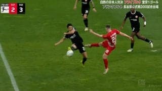 「落下地点を読んだ」フランクフルト長谷部誠の“皇帝ブロック”が炸裂！絶体絶命のピンチを救って、40歳ながら「日本代表に呼ぼう」の声も