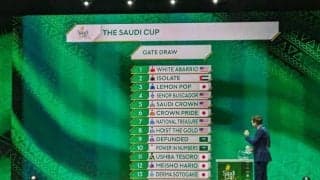 【サウジC枠順】ウシュバテソーロは11番ゲート、デルマソトガケは13番ゲート