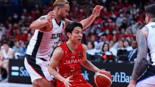 バスケ日本代表がパリ五輪イヤー白星発進…河村躍動、川島ら新戦力デビュー飾る