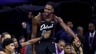 試合前に相手選手ともめたことでピストンズのアイザイア・スチュワートに出場停止処分