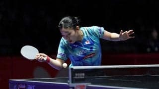 張本美和が大逆転で決勝進出へ先陣切る　ベンチの伊藤美誠が“助言”、早田ひな、平野美宇へつなぐ【世界卓球】