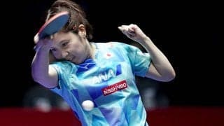平野美宇が躍動、ストレートで銀メダル以上確定　日本女子が“五輪トリオ”で中国が待つ決勝へ【世界卓球】