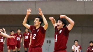 優勝を懸けた日体大との一戦を制し、全勝優勝達成！