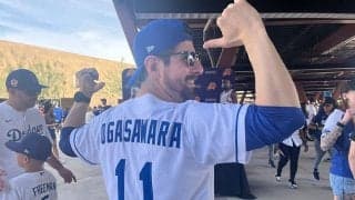 ド軍戦で珍事…中日ユニのファン出現「すごく似ている」　米国でも“そっくり”と話題