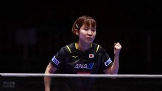平野美宇が世界2位の王芸迪に衝撃ストレート　早田ひなに続く連勝、最強日本が中国撃破に王手【世界卓球】