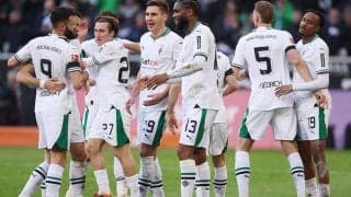 板倉出場停止のボルシアMG、浅野フル出場のボーフムに5発勝利で6戦ぶり白星【ブンデスリーガ】