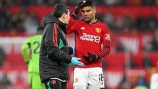 テン・ハグ監督がフルアム戦で交代したカゼミロの状態について言及｢頭と頭がぶつかったのは間違いない｣