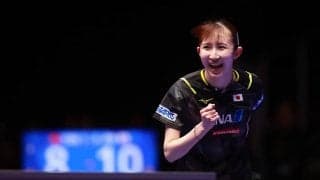 東京五輪金・陳夢撃破の早田ひなは「日本のナンバーワン」　見せた超絶ラリー、会心ガッツポーズにWTT称賛【世界卓球】