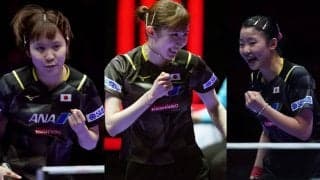 “五輪トリオ”が振り返った中国との死闘　早田ひなは「自分たちの成長」、平野美宇は「五輪で借りを返す」と先見据える【世界卓球】