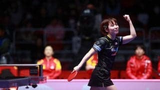 平野美宇は「自分の章を築く準備ができていた」世界2位相手の圧巻ストレートにWTT称賛「見事な勝利」【世界卓球】