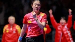 東京五輪の女王が涙した死闘 張本美和との大一番に名手・陳夢は何を思っていたのか？「本当に緊張していた」【世界卓球】
