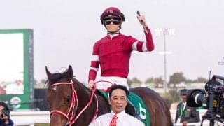 【サウジダービー】坂井「2着馬がしぶとかった」フォーエバーヤングが無傷の4連勝